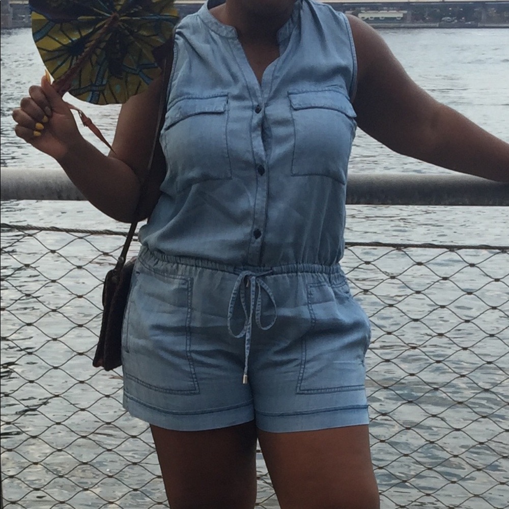 Mossimo chambray Romper